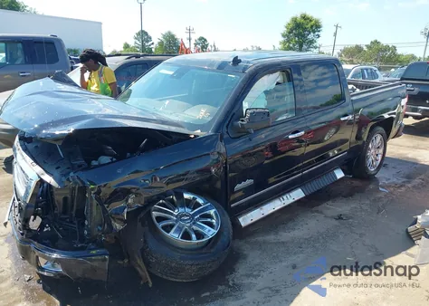 2014 Chevrolet Silverado 1500 High Country из США, поврежденный, VIN 3GCUKTEC6EG441442